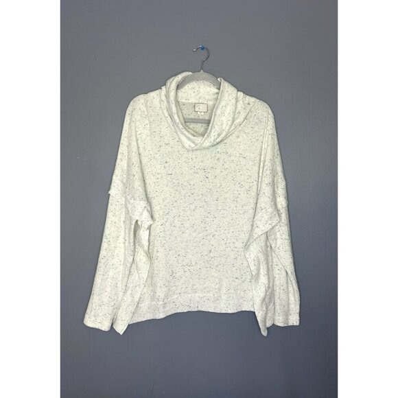Anthropologie Postmark Lassen Cowl Neck Sweater Womens L Comfy Soft Lightweight - Picture 13 of 14